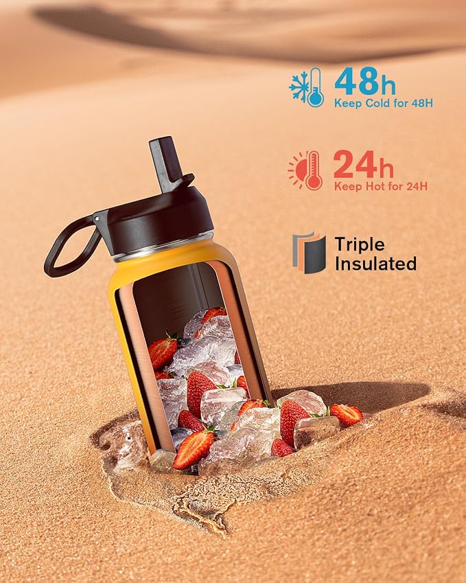 Water Bottle 32 oz Insulated - Image 2