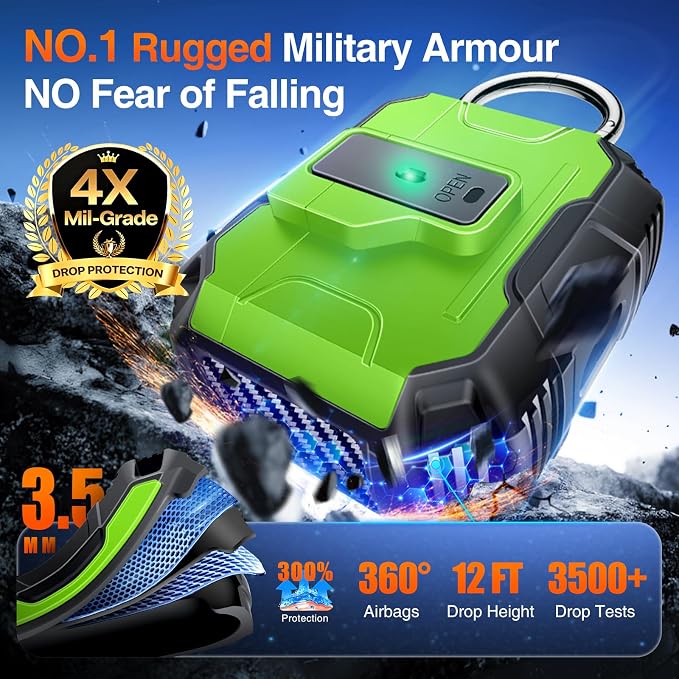 Armoured Heavy Duty for AirPods 4th Generation Case - Image 2