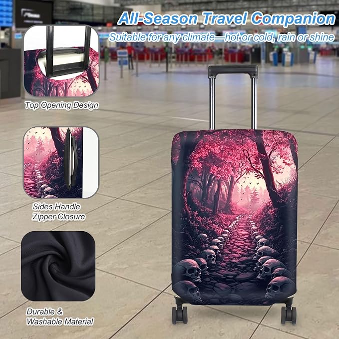 Luggage Cover Protector for 30-32 Inch Suitcases, TSA Approved Elastic Travel - Image 3