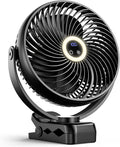 xasla 10000mAh Portable Clip On Fan by XASLA