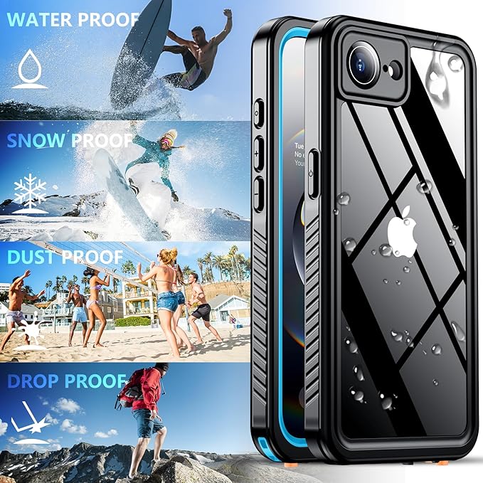 SPIDERCASE for iPhone 16e Case/iPhone 17e Case Waterproof, Built-in Screen & - Image 7