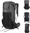 Naturehike 60L Rock 2.0 Upgraded Internal Frame Hiking Backpack by Naturehike