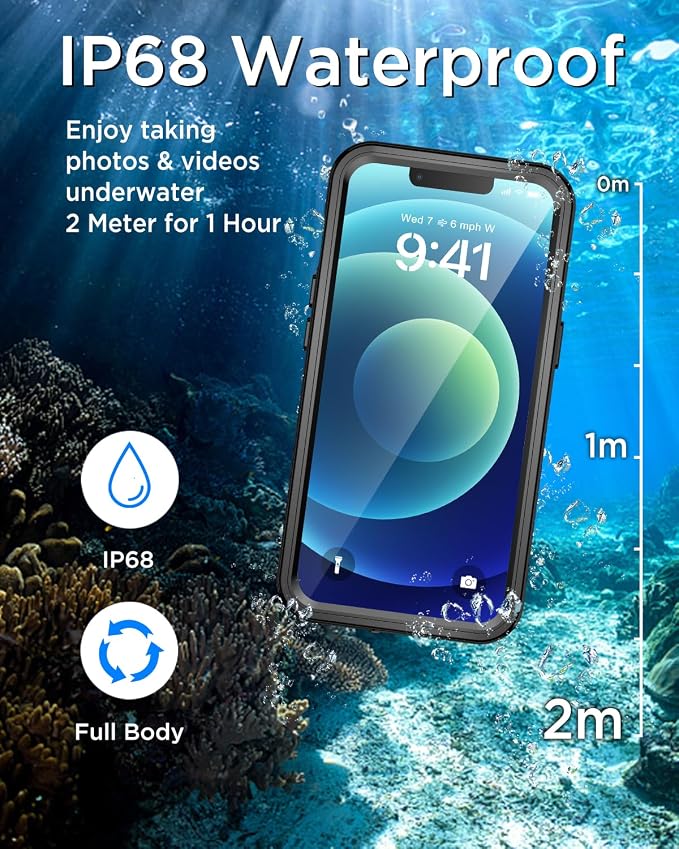 Beeasy for iPhone 12 Waterproof Case Compatible - Image 2