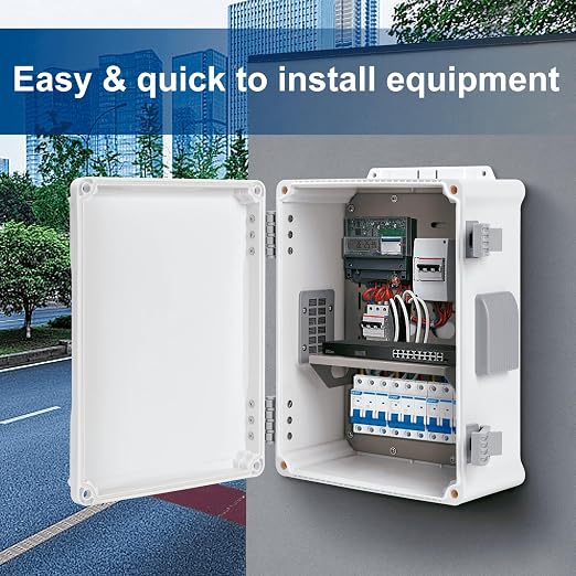 Namunanee Outdoor Electrical Junction Box, ABS Water Resistant Enclosure - Image 2