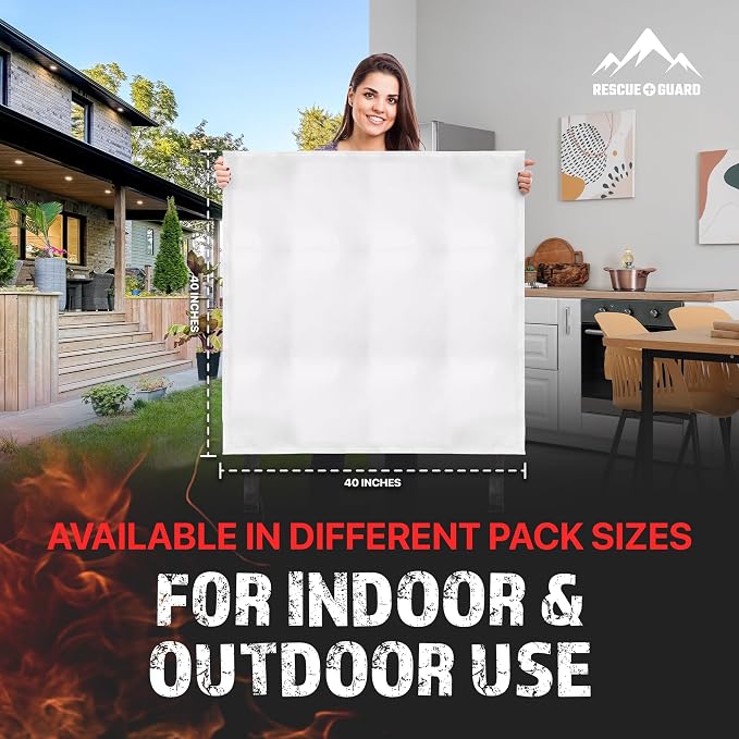 Fire Blanket 1 Pack 40”x40” - Image 6