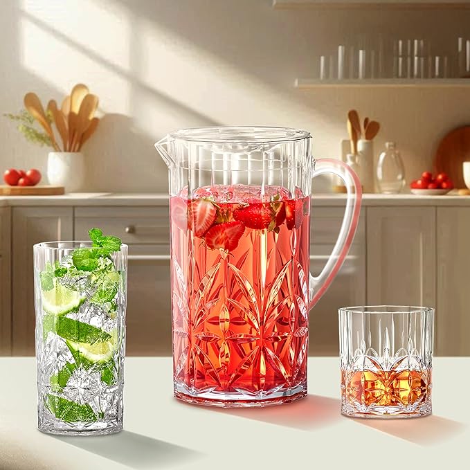 Amazing Abby - Whitney - 14-Ounce Plastic Whiskey Glasses, Plastic Wine Glasses - Image 3
