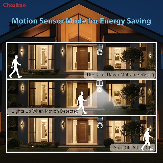 2 Pack Solar Motion Lights Outdoor, Solar Spotlights - Image 3