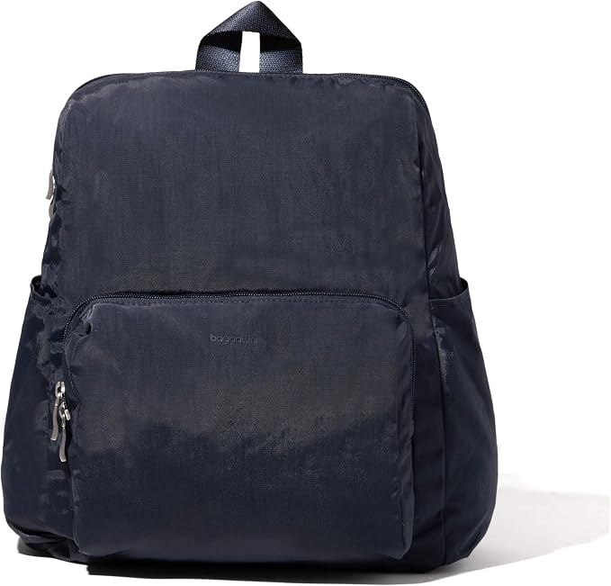 Baggallini Women's Carryall Packable Backpack, French Navy by baggallini