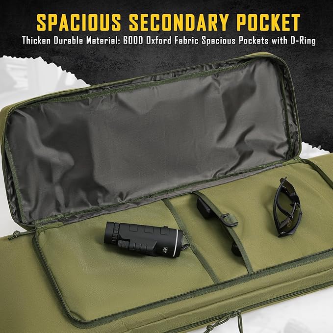 DULCE DOM 32/36/42/48/52 inch Double Rifle Case Soft Gun Bag - Image 5