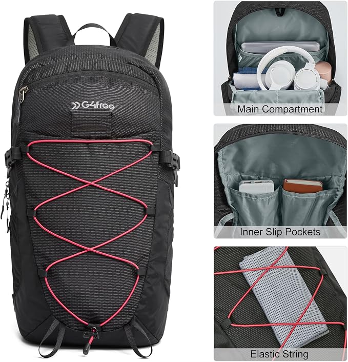 G4Free 30L Lightweight Hiking Backpack - Image 3