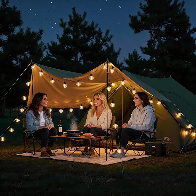 RTTY Outdoor String Lights 60 FT, Patio Lights - Image 8