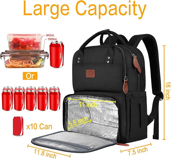 MATEIN Work Backpack for Women, Insulated Cooler Backpacks - Image 3