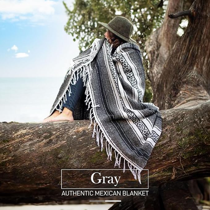 Hydration Nation Authentic Extra Large Mexican Blanket - Image 7