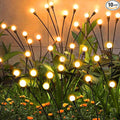ZFNN Solar Garden Lights Outdoor, 10 Pack 60 LED Solar Firefly Lights, Swaying by ZFNN