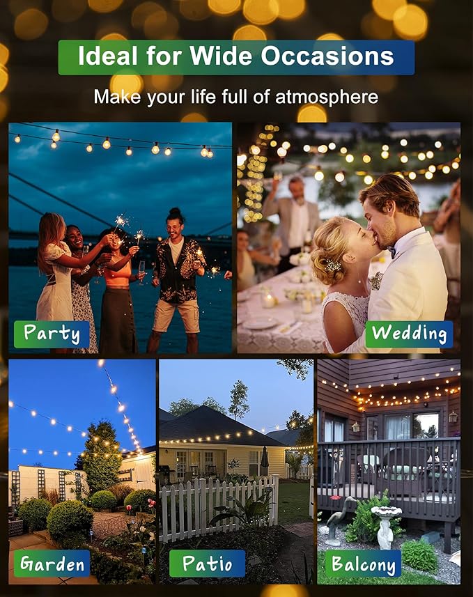 Zuske Solar String Lights Outdoor Waterproof 150FT - Image 7