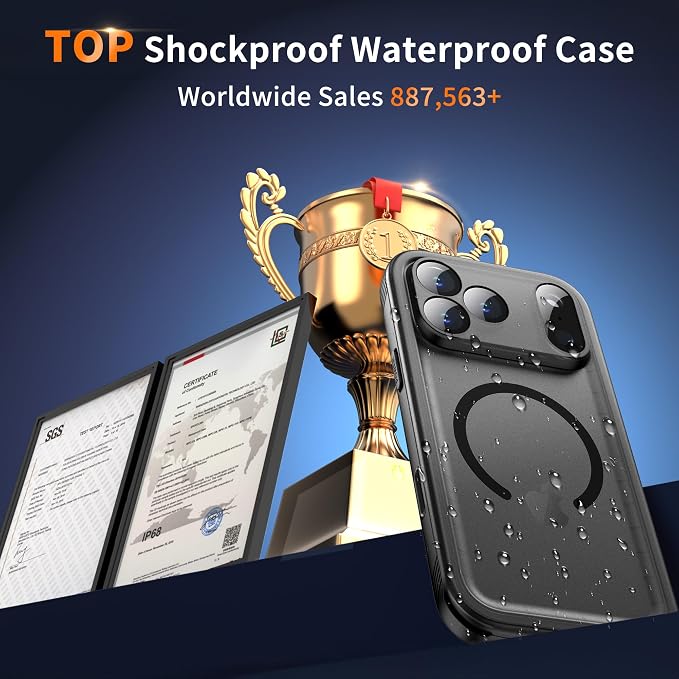 Cozycase for iPhone 17 Pro Max Waterproof Shockproof Dust Proof Case - Image 11