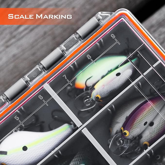KastKing HyperSeal Waterproof Tackle Box, 3600 and 3700 Tackle Trays, Fishing - Image 4