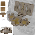 Tactical Gear Plate Carrier Vest Accessories, MOLLE Phone Chest Mount Holder by Unknown