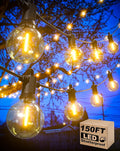 Zuske Outdoor String Lights, 150FT Patio Lights by Zuske