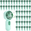 Rossesay 48 Pcs Mini Portable Fan Bulk Cute Handheld Lightweight Small Little by Rossesay