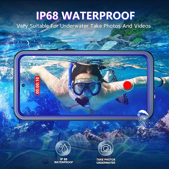 Temdan Designed for Samsung Galaxy S26 Plus Case Waterproof, Built-in Lens & - Image 3