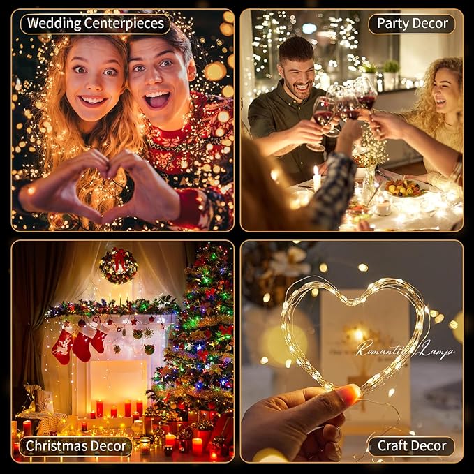 30 Pack LED Fairy Lights Battery Operated, 7FT 20 LED Waterproof Mini Twinkle - Image 6