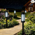 Solar Pathway Lights Outdoor 6 Pack, Upgraded Brighter 6 Inch extended filament by Unknown