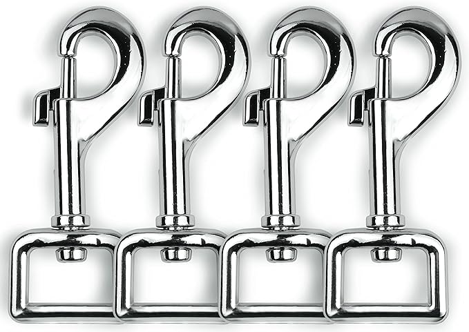 Garwor Heavy Duty Chrome Swivel Snap Hooks by Garwor