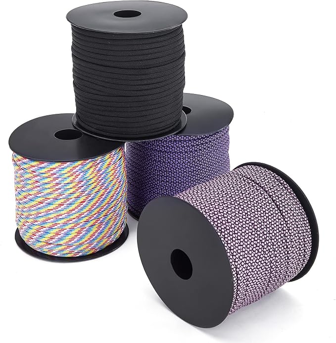 MOOCY Diamond Pattern Paracord 550, 5/32 in x 164 ft, 7 Inner Strands/Parachute - Image 8