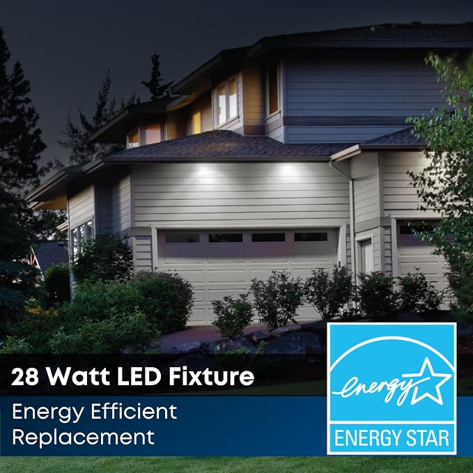 Feit Electric Outdoor LED Security Light, Dusk to Dawn, 28 Watts, Weather - Image 8
