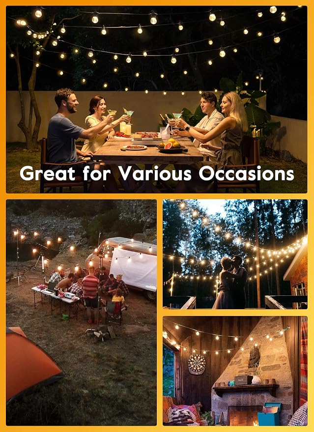 Brightown String Lights Outdoor 38Ft - Image 7