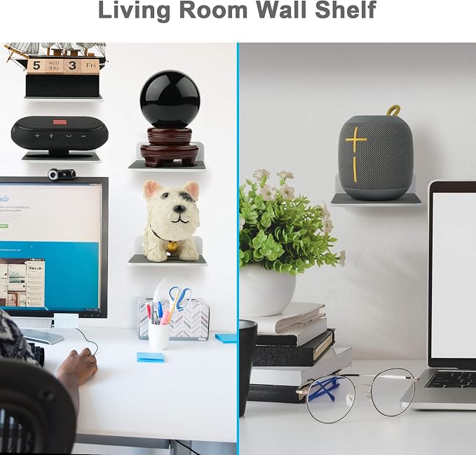 TXEsign Wall Shelf Speaker Mount, Small Wall Shelf - Image 8