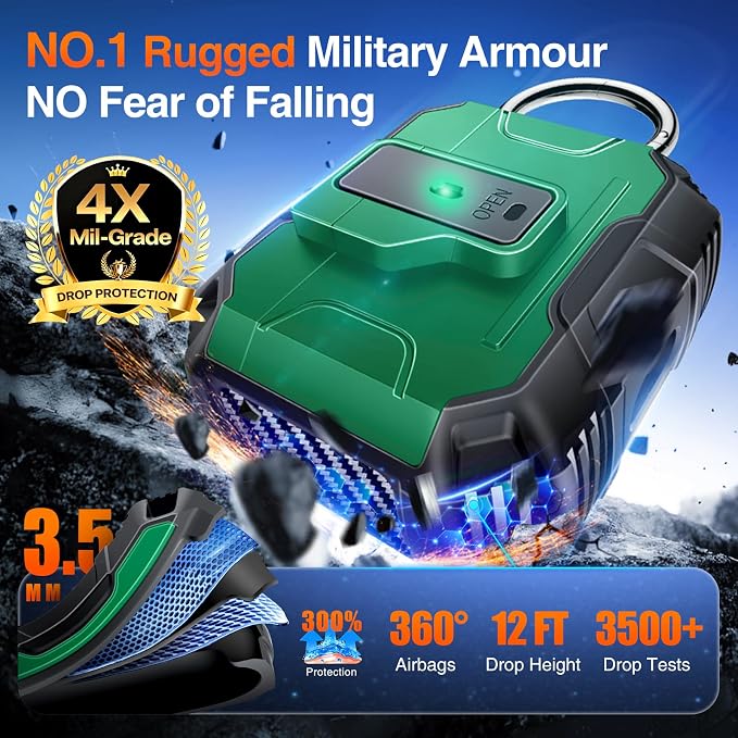 Armoured Heavy Duty for AirPods 4th Generation Case - Image 2