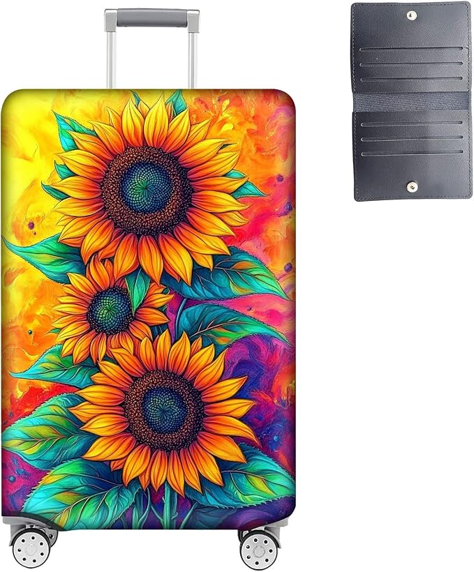 Luggage Cover Protector for 26-28 Inch Suitcases, TSA Approved Elastic Travel by Unknown