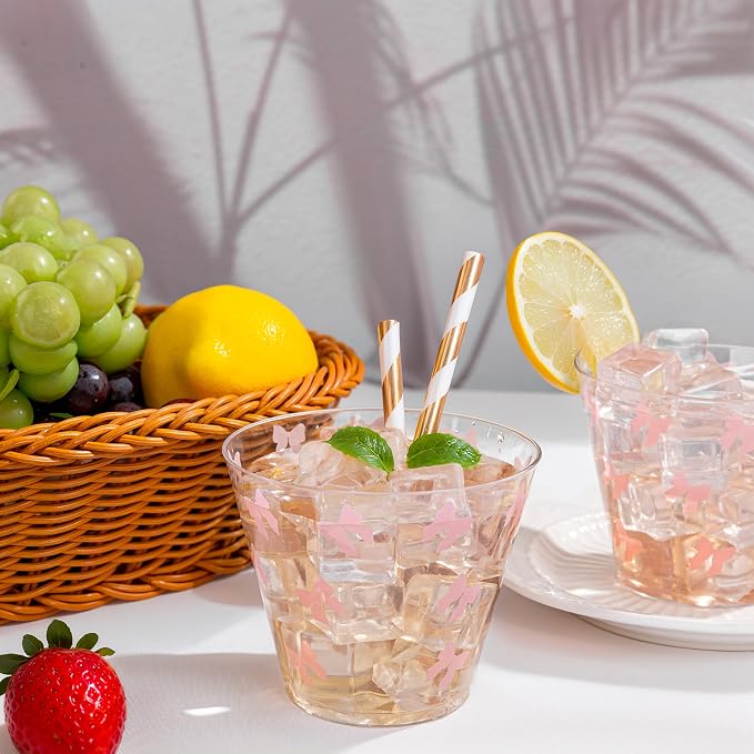 I00000 200 Pcs 9 oz Clear Plastic Cups - Image 6