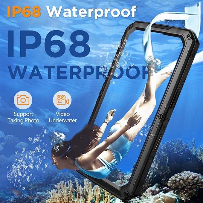 Mitywah Waterproof Case for iPhone 16 Plus, Shockproof Heavy Duty Case - Image 3