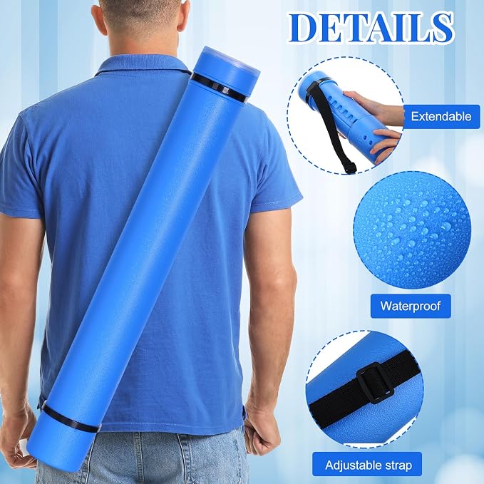 Ireer 6 Pcs Expandable Poster Tube - Image 2