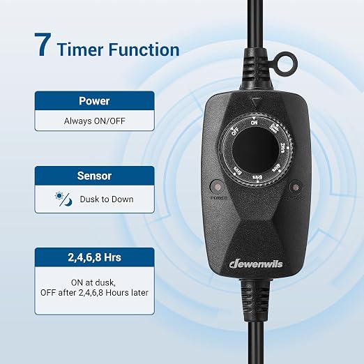DEWENWILS Light Timer Outdoor Weatherproof - Image 3