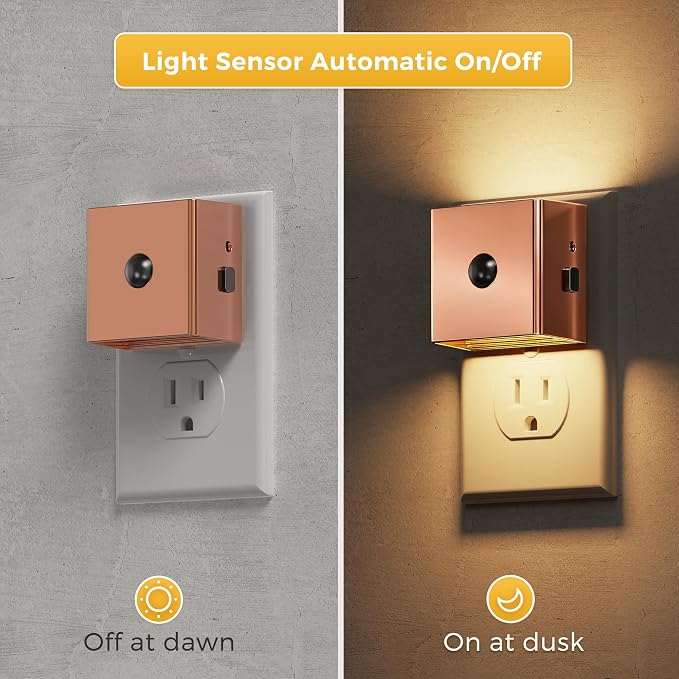 L LOHAS LED Night Light, Plug in Night Light - Image 4