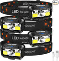 LHKNL Headlamp Rechargeable, Lumen Super Bright Motion Sensor Head Lamp by LHKNLHOME