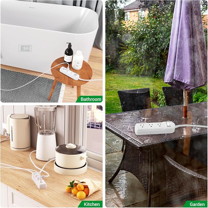 Outdoor Power Strip Waterproof IPX6 Surge Protector - Image 8