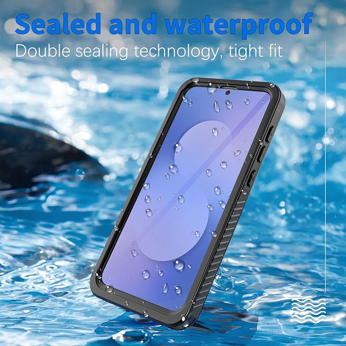 for Samsung Galaxy S25 FE Case, IP68 Waterproof Dustproof Case, Full Body Heavy - Image 5