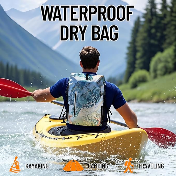 Dry Bags Waterproof for Marine Kayaking Boating Camping Swimming Keeps Gear - Image 7