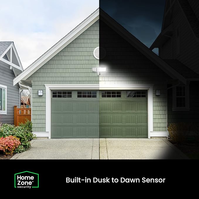 Home Zone Security 3500 Lumen LED Motion Sensor Light - Image 3