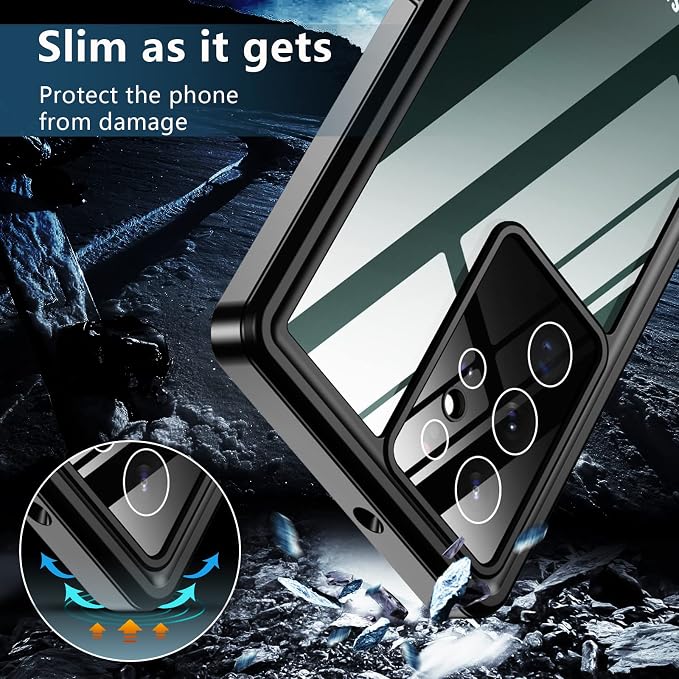 SPIDERCASE Designed for Samsung Galaxy S22 Ultra Case, Waterproof Built-in - Image 6