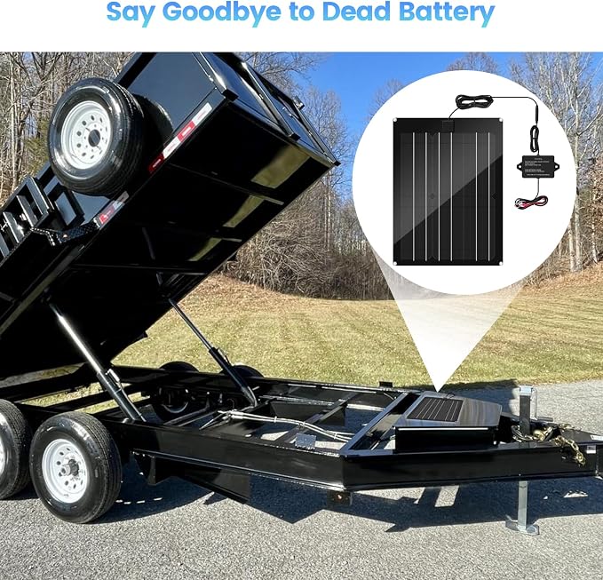 Solar Battery Charger Maintainer, Zuomeng 15W Solar Panel Kit - Image 6