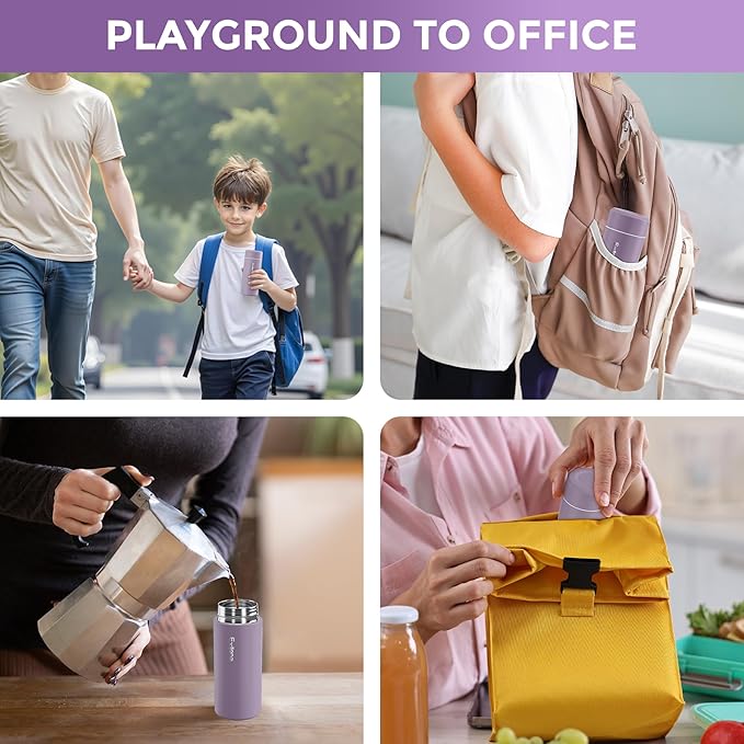 【Upgraded】Exllena Small Insulated Water Bottle 8 oz/250ml– Mini Insulated Water - Image 7