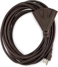 Holiday Lighting Outlet 25-Foot Brown Extension Cord, 3-Prong Indoor & Outdoor by HLOLighting