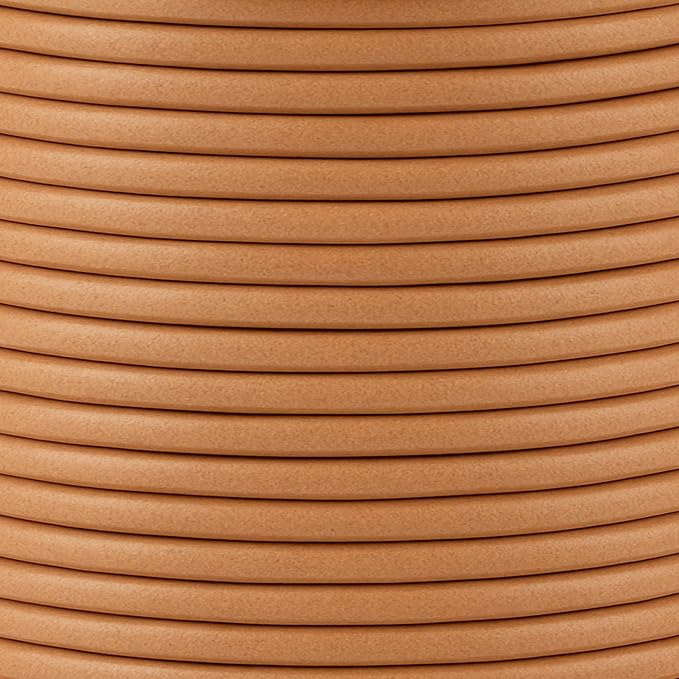 Mandala Crafts Round Genuine Camel Leather Cord - Image 3