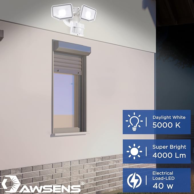40W LED Security Lights Motion Sensor Light Outdoor, 180 Degree, 4000 LM - Image 5